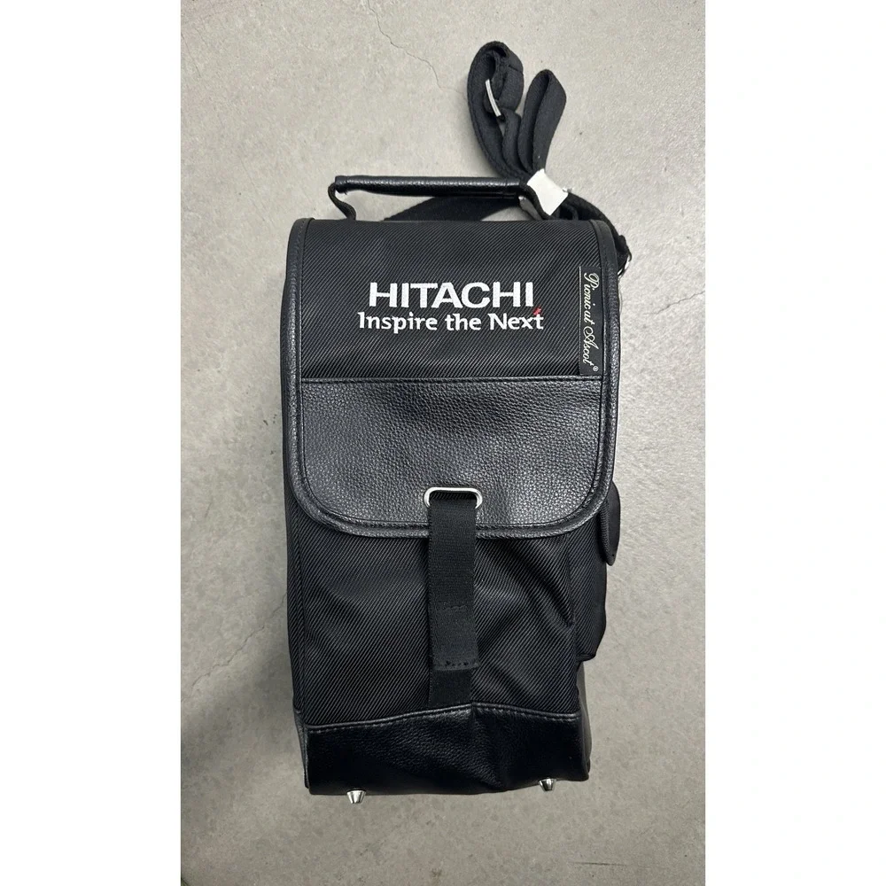 Picnic At Ascot The Next 2 Bottle Wine Carrier Bag Black Shoulder Strap NEW